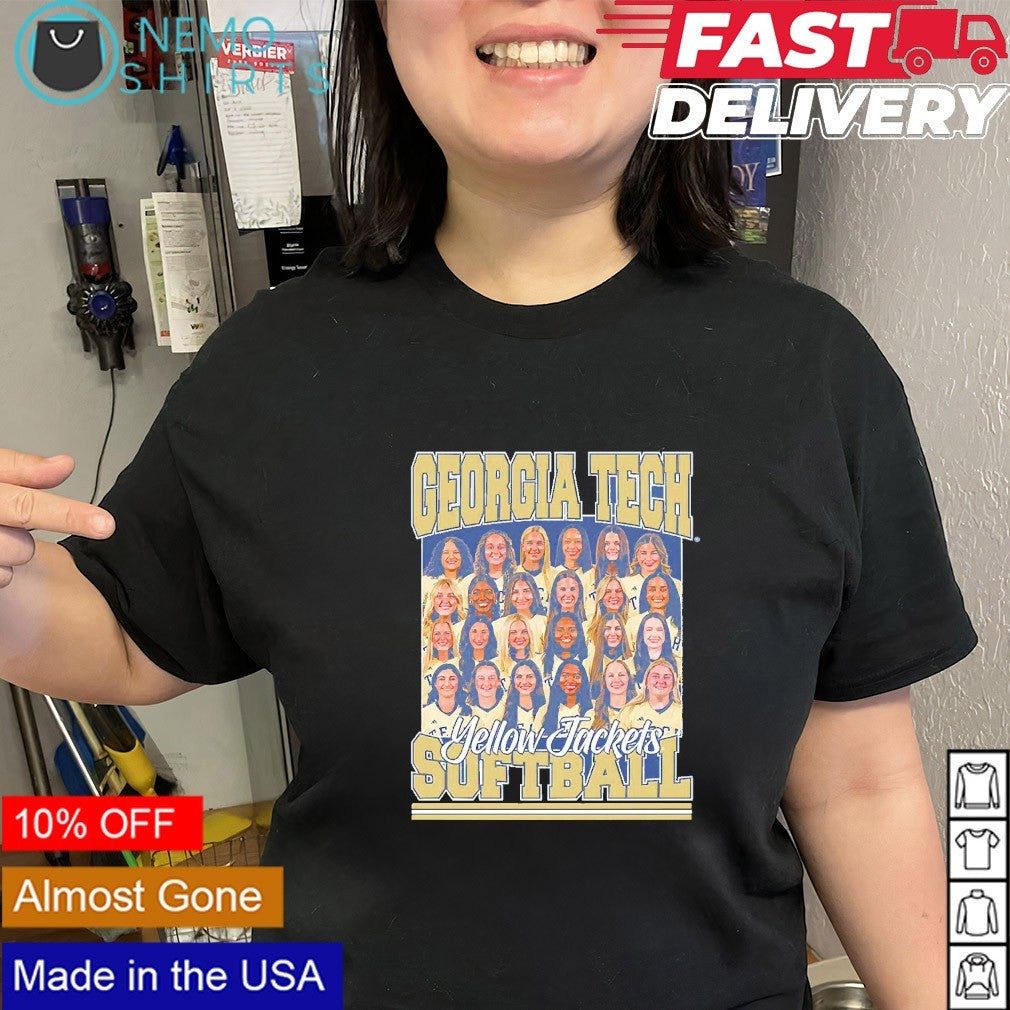 Georgia Tech Yellow Jackets 2026 softball team shirt