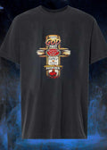 God First Family Second Tuen Virginia Tech Hokies VT Logo Cross T-Shirt