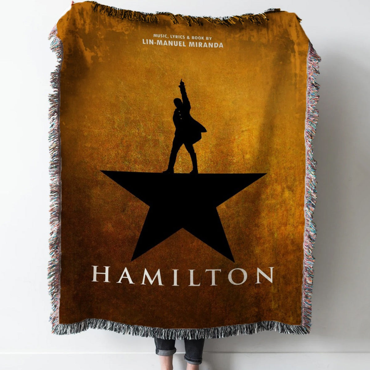 Hamilton Woven Tapestry Throw Blanket with Fringe