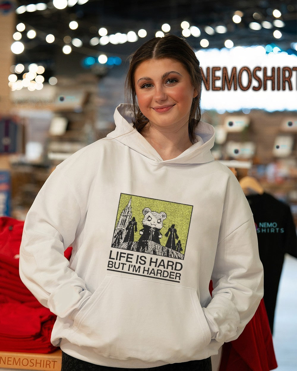 Hamtaro life is hard but i’m harder shirt