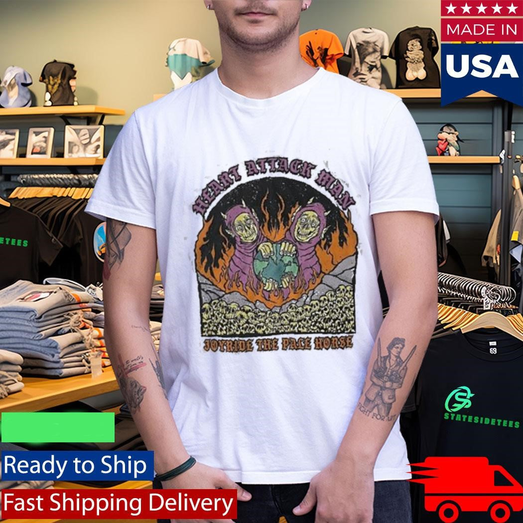 Heart Attack Man Earth On Fire Shirt