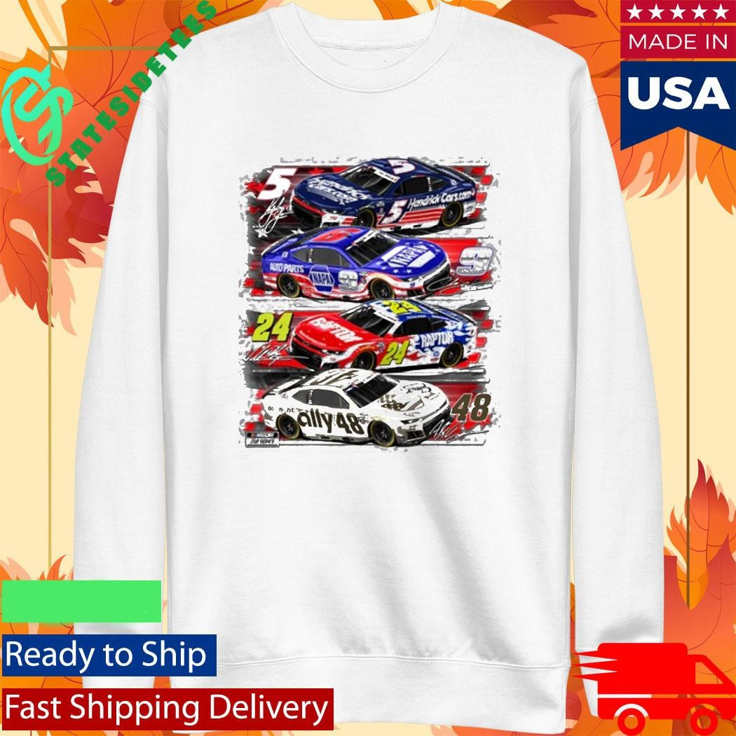 Hendrick Motorsports 4-Car Patriotic Shirt