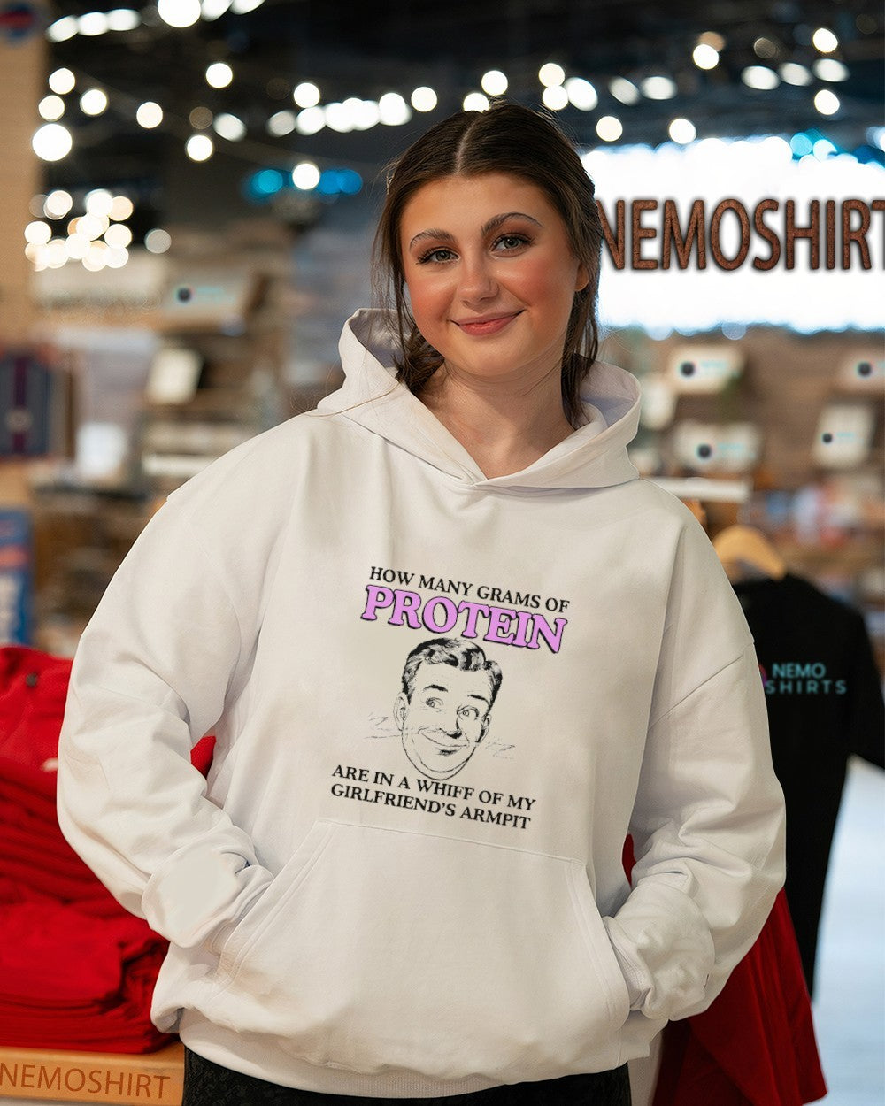 How many grams of protein are in a whiff of my girlfriend’s armpit shirt
