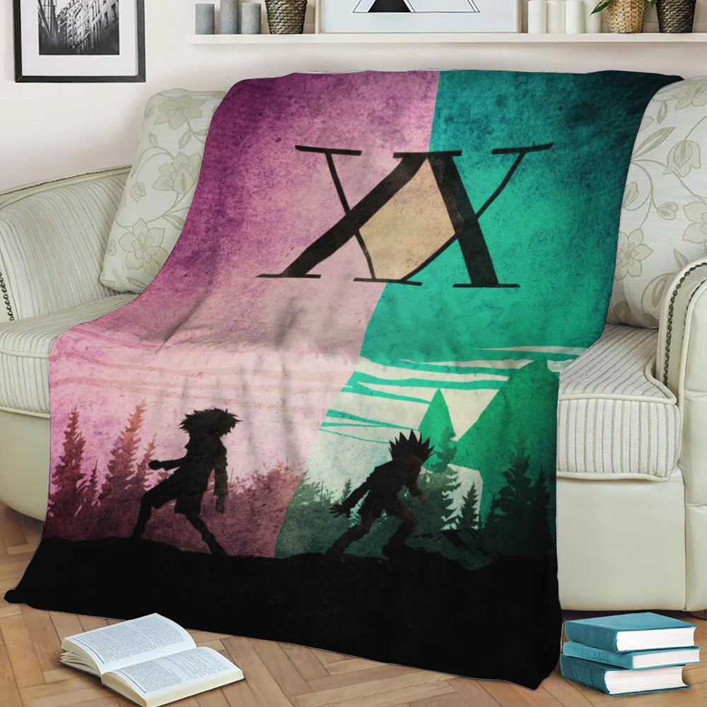 HunterXHunter-HxH Fleece Throw Blanket
