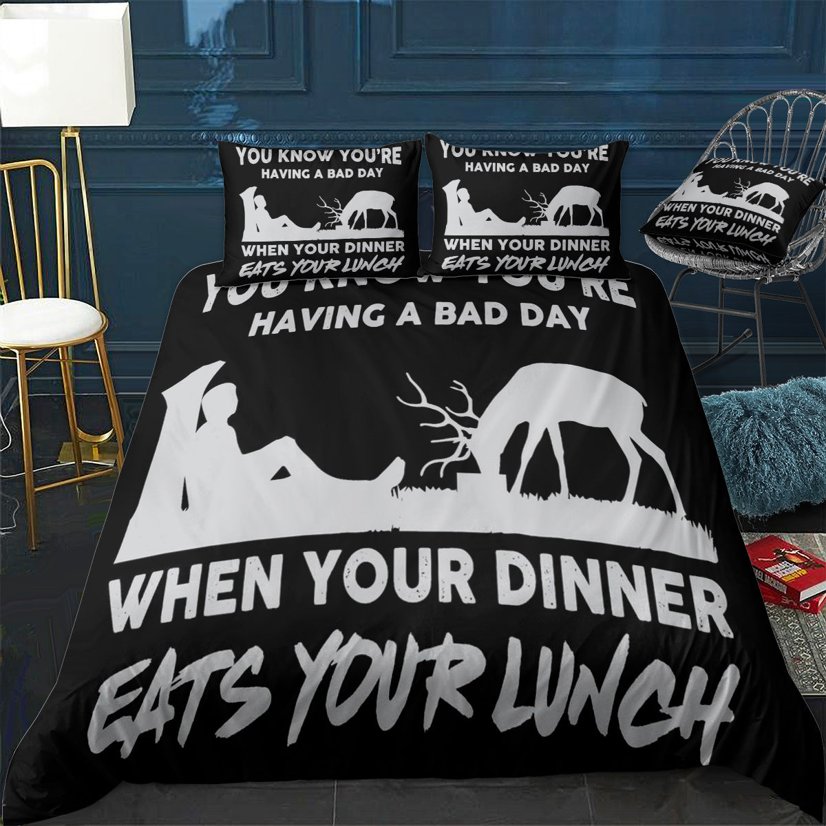 Hunting Bedding Set (Duvet Cover & Pillow Shams)