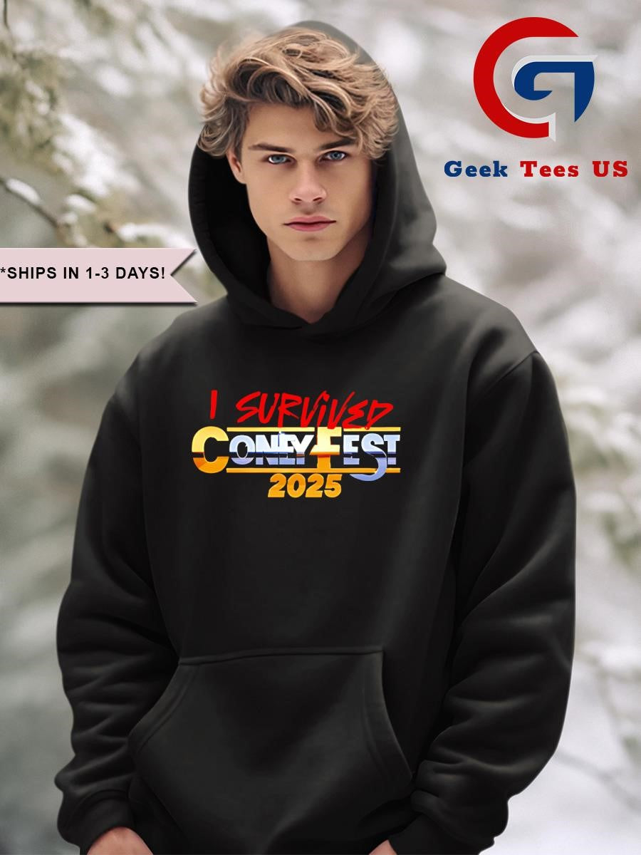 I survived Coney Fest 2025 shirt