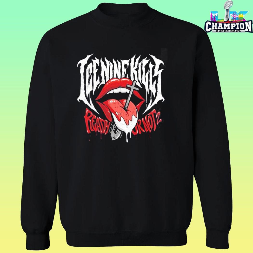 Ice Nine Kills Grave Diggler X Ready Or Not 2 Here I Come Tongue Shovel Shirt