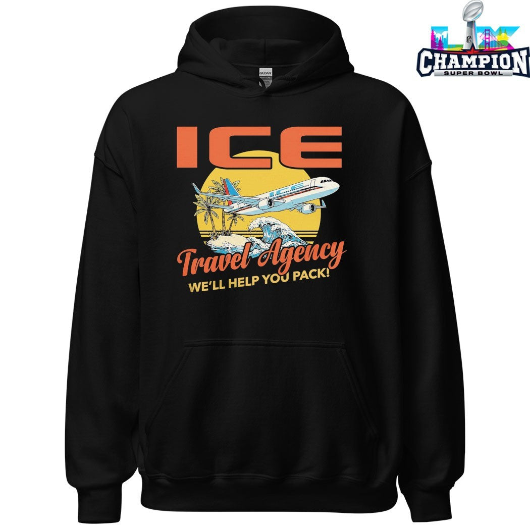 Ice Travel Agency We’ll Help You Pack Planet T-shirts