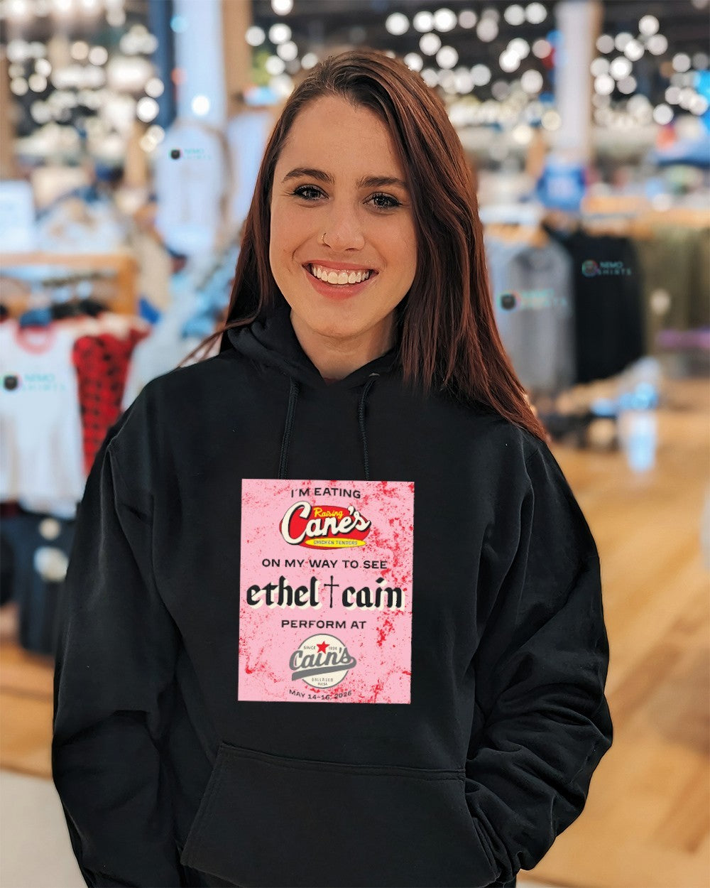 I’m eating Cane’s on my way to see Ethel Cain perform at Cain’s Ballroom Tulsa May 2026 shirt