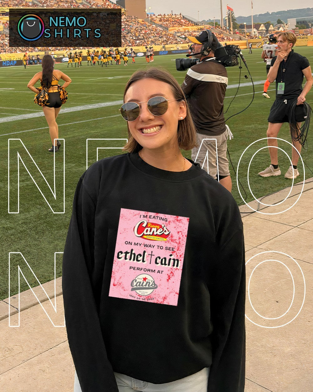 I’m eating Cane’s on my way to see Ethel Cain perform at Cain’s Ballroom Tulsa May 2026 shirt