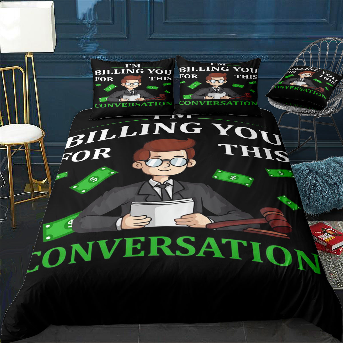 Im Billing You For This Bedding Set (Duvet Cover & Pillow Shams)