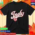 Indy Vintage Baseball Tee Red 2023 Casual Shirt