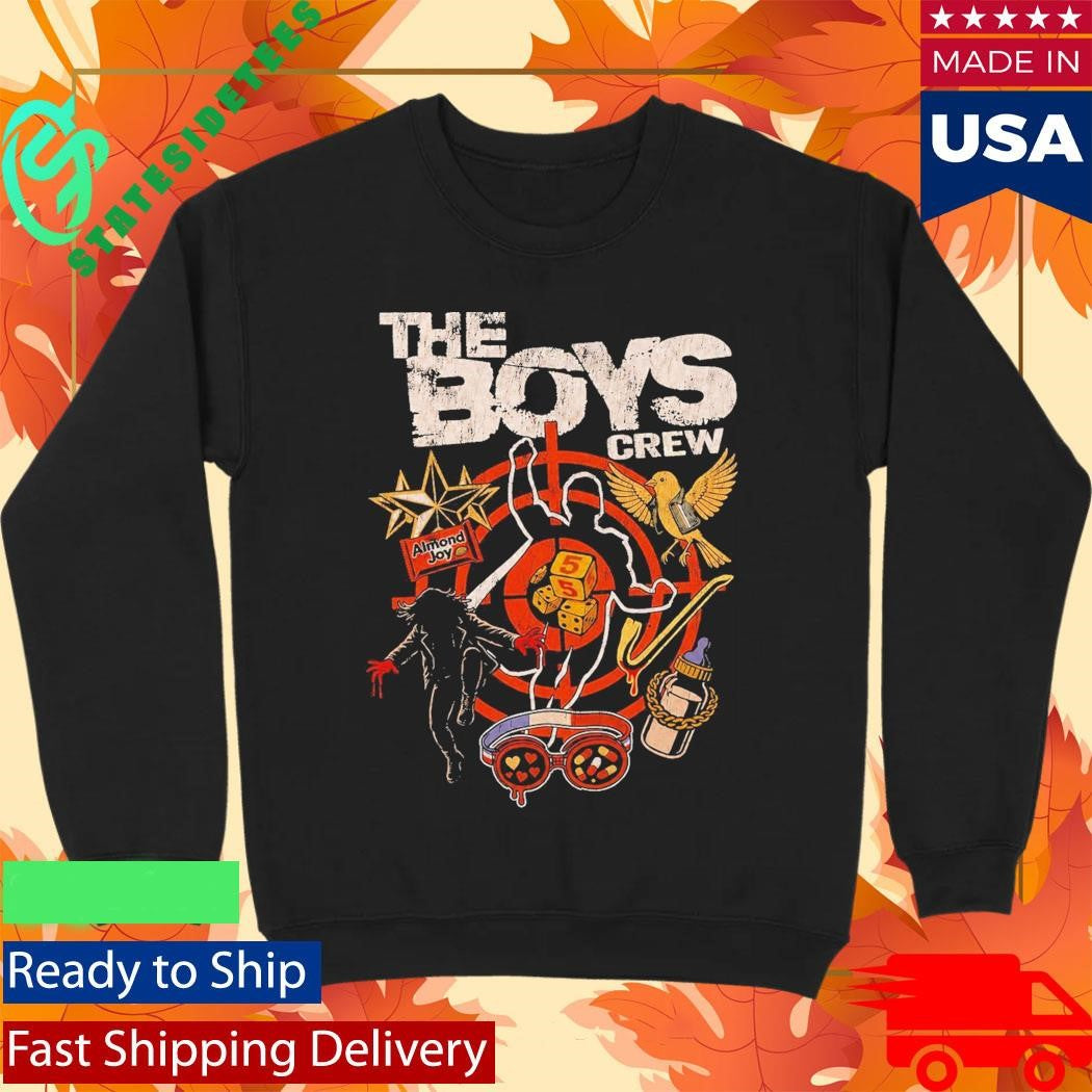 Jack Quaid Hughie Campbell The Boys Crew Shirt