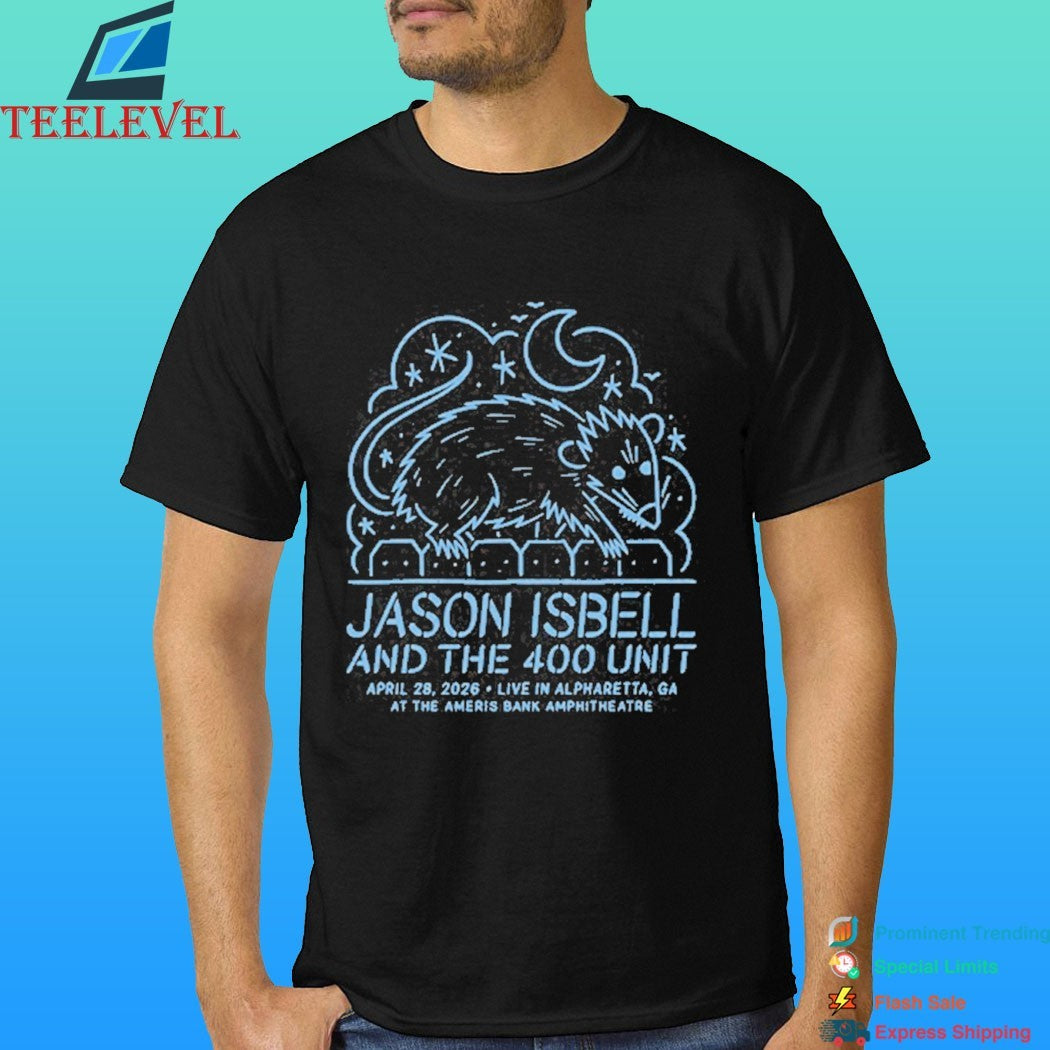 Jason Isbell And The 400 Unit April 28 2026 Live In Alpharetta Ga At The Ameris Bank Amphitheatre Shirt