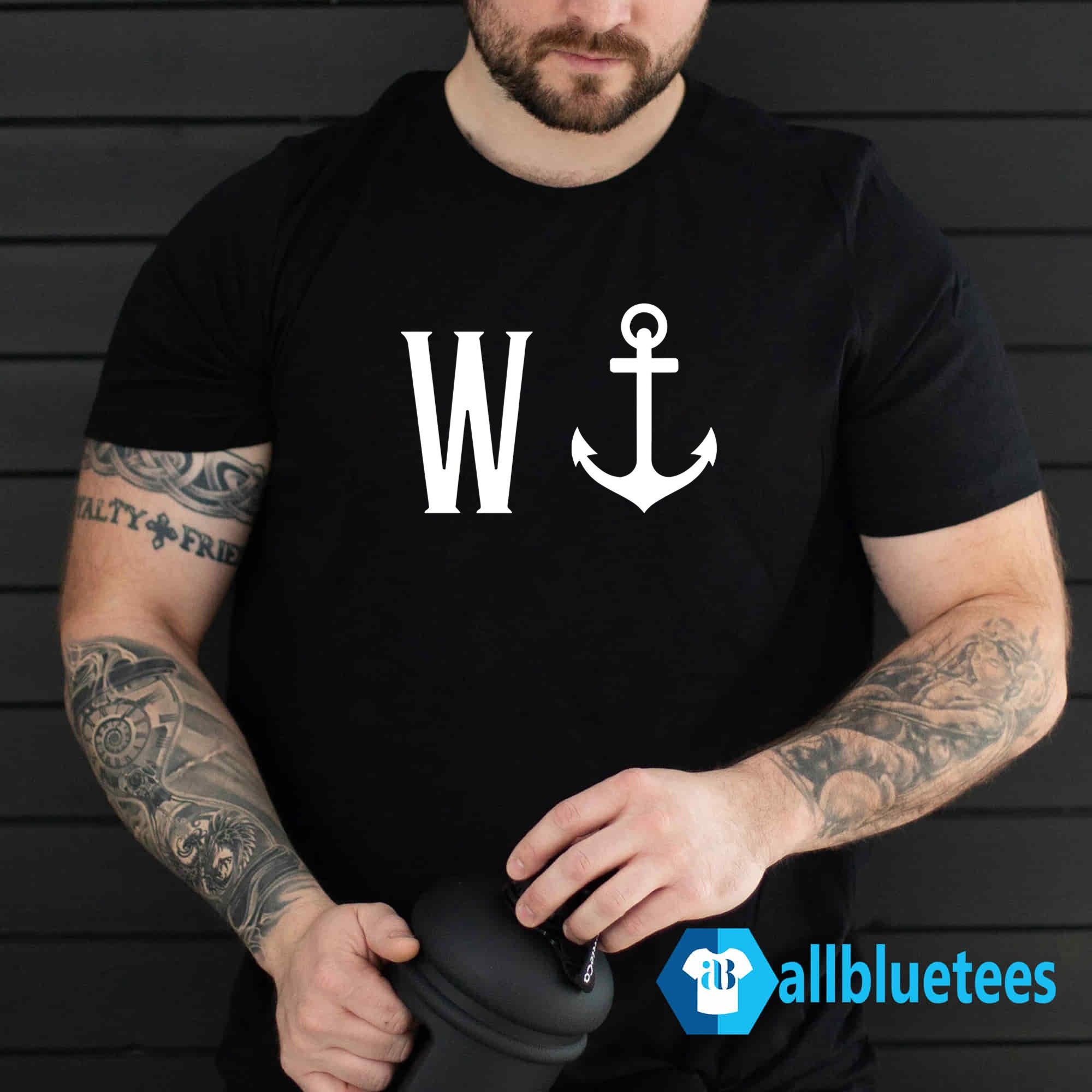Jeffrey Dean Morgan W Anchor Shirt