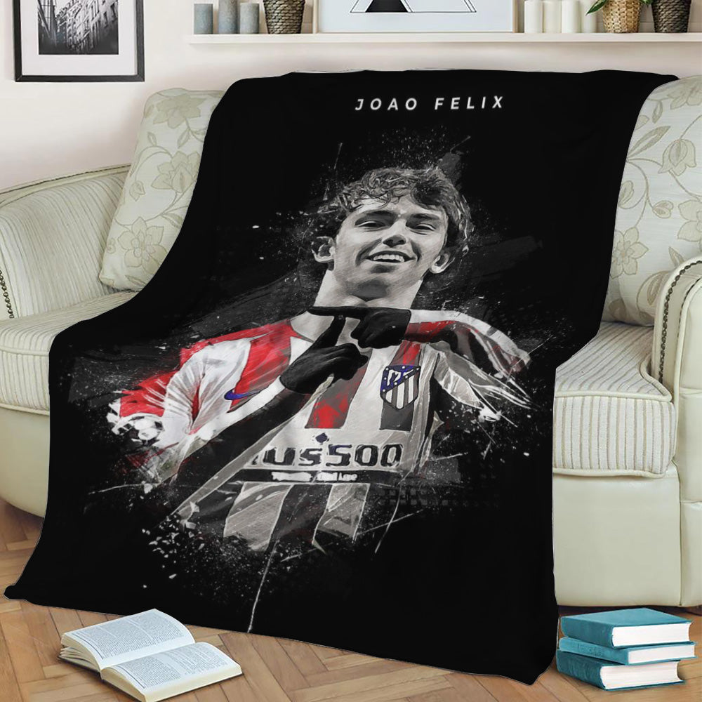 Joao Felix Fleece Throw Blanket