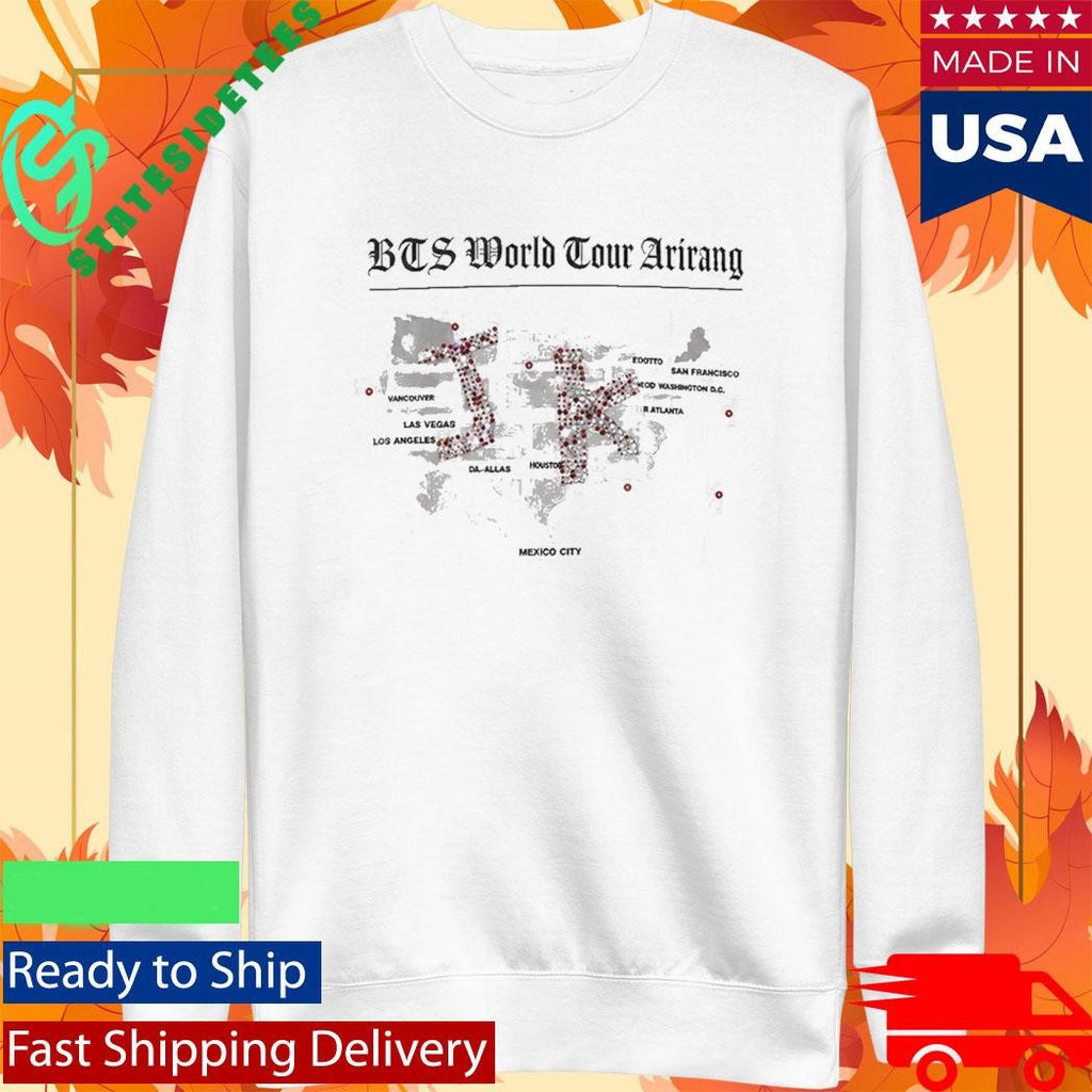 Jungkook BTS World Tour Arirang JK 2026 In Stanford Shirt