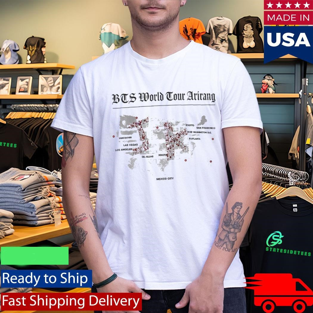 Jungkook BTS World Tour Arirang JK 2026 In Stanford Shirt