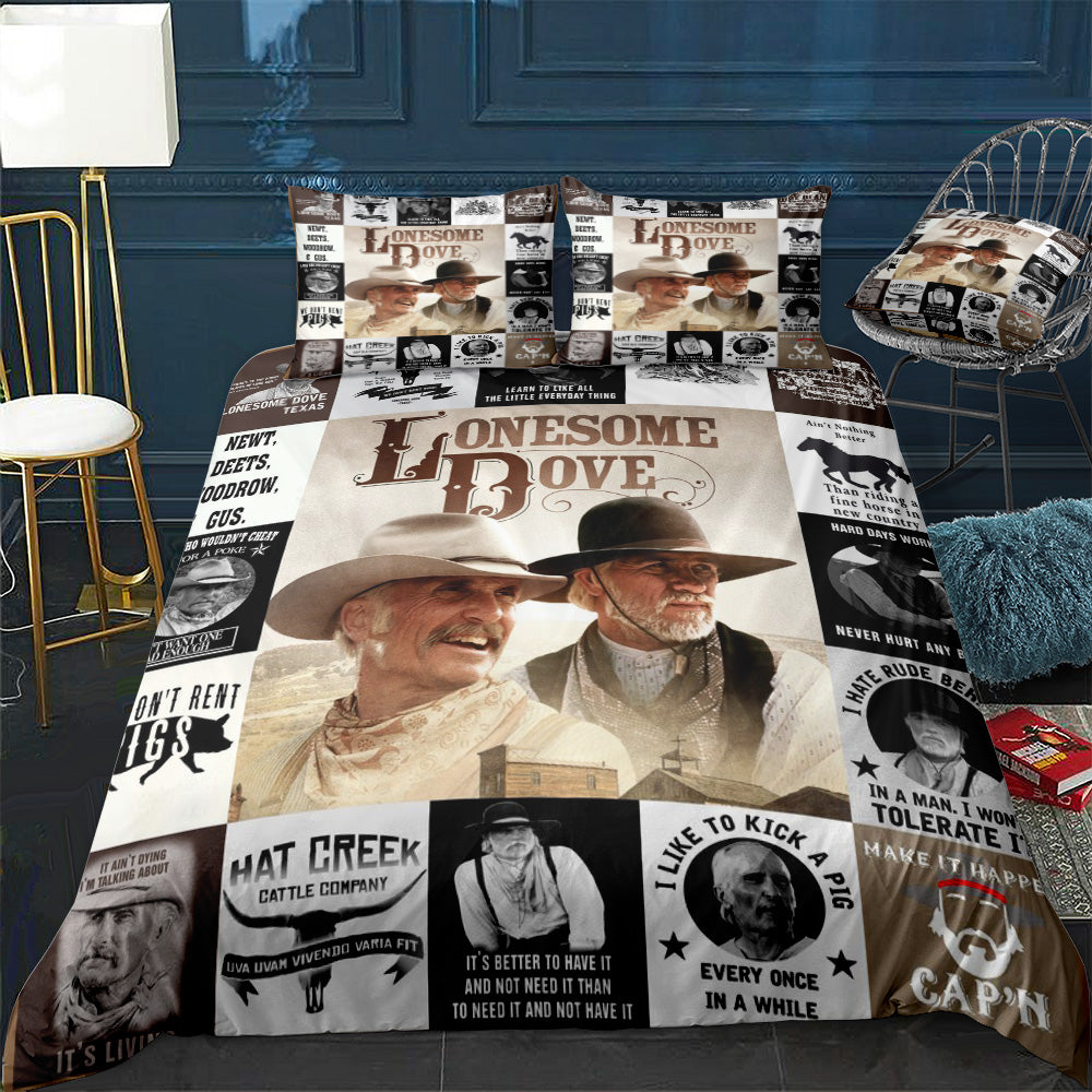Lonesome Dove Bedding Set (Duvet Cover & Pillow Shams)