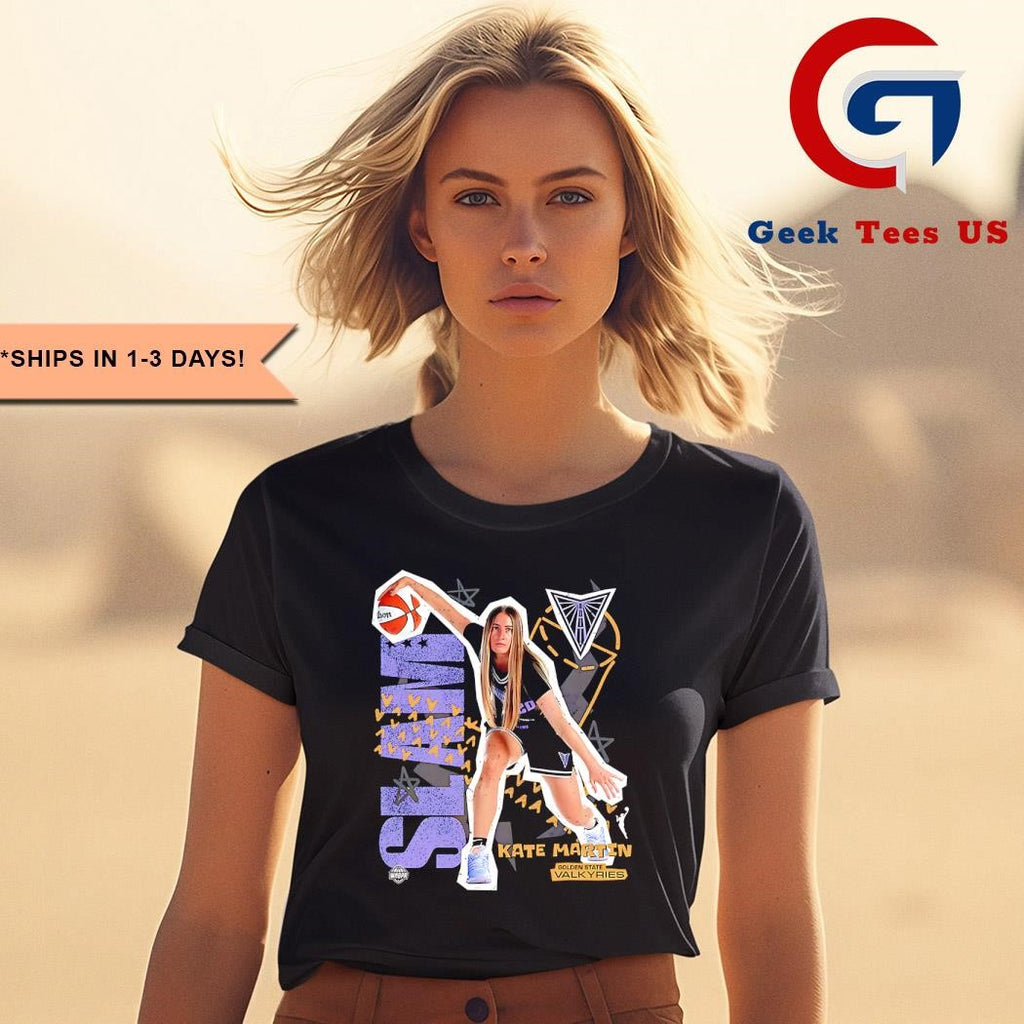 Kate Martin Golden State Valkyries WNBA Slam shirt