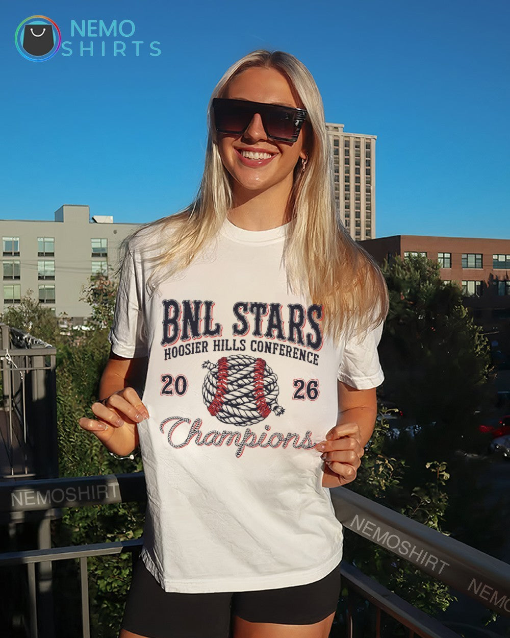 BNL Stars 2026 Hoosier Hills Conference Chmapions shirt