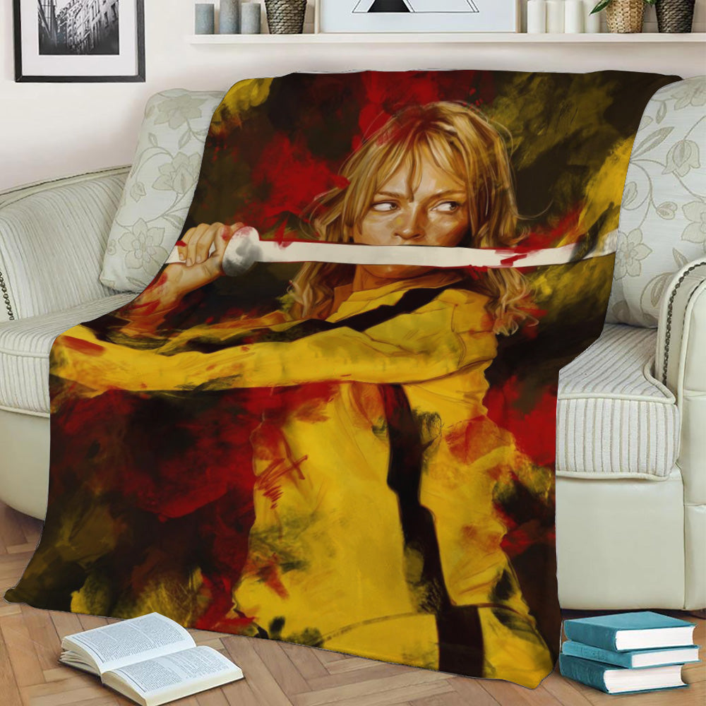 Kill Bill Fleece Throw Blanket