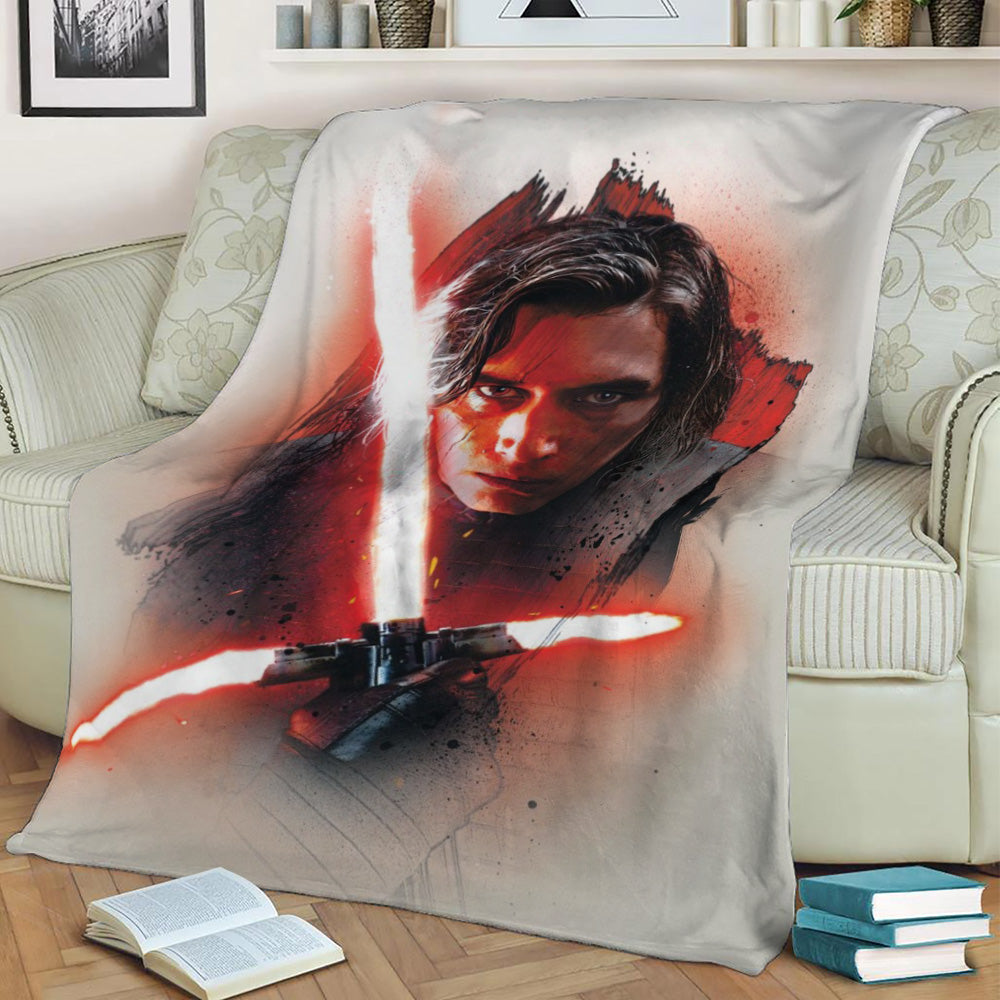 Kylo Ren Fleece Throw Blanket