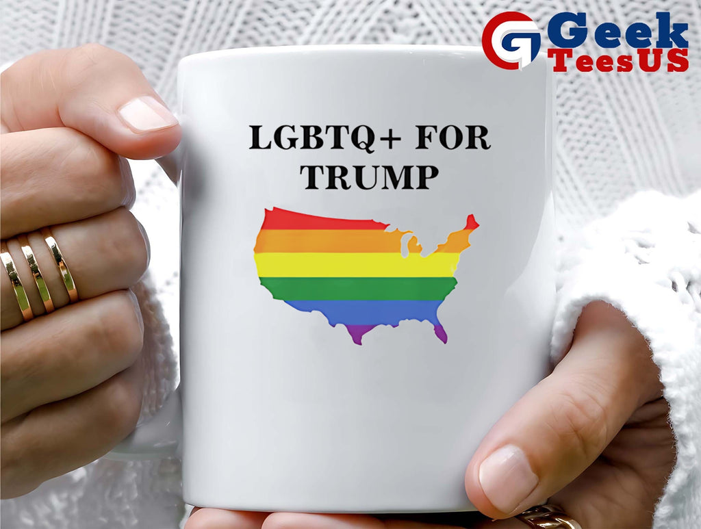 LGBTQ for Trump American pride shirt