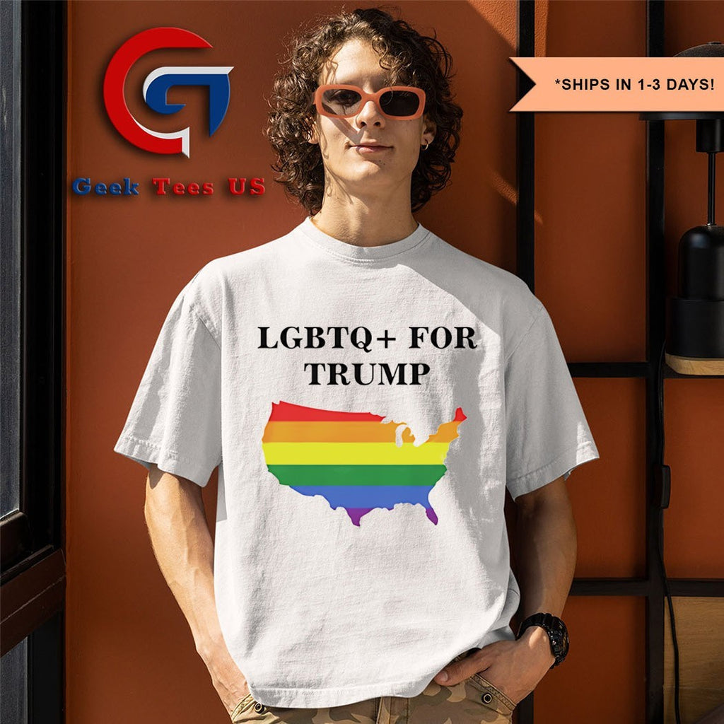 LGBTQ for Trump American pride shirt