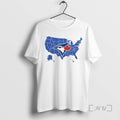 Limited Edition A Map Of Who America Is Rooting For In The World Series