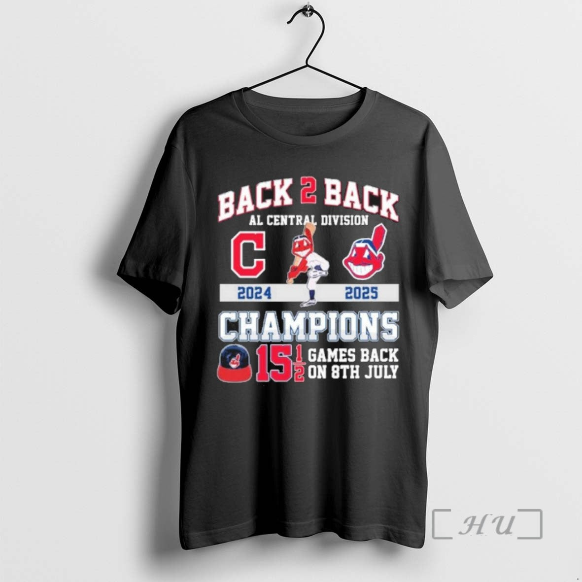 Limited Edition Back 2 Back Al Central Division Champions Cleveland Guardians Mascot T Shirts Sweater