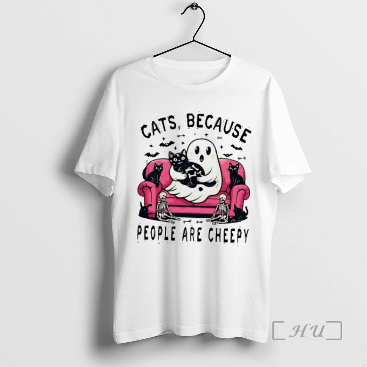 Limited Edition Cats Because People Are Cheepy Halloween