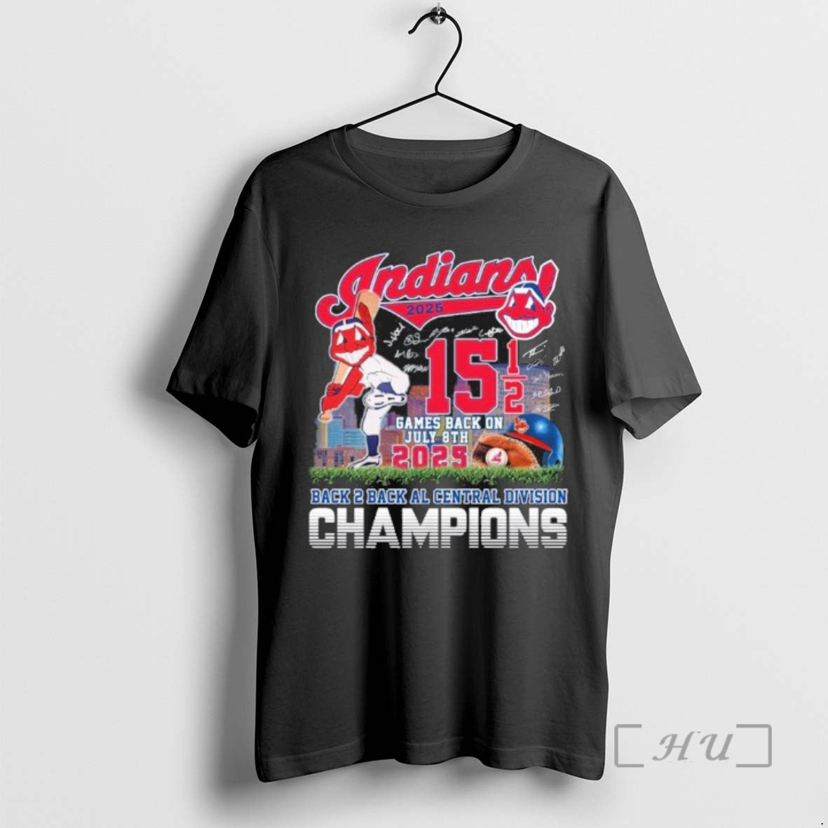 Limited Edition Cleveland Guardians 15 Games Back In July 8th 2025 Al Central Champions
