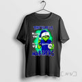 Limited Edition Grinch Santa Hat They Hate Us Because They Aint Us Seattle Mariners Baseball