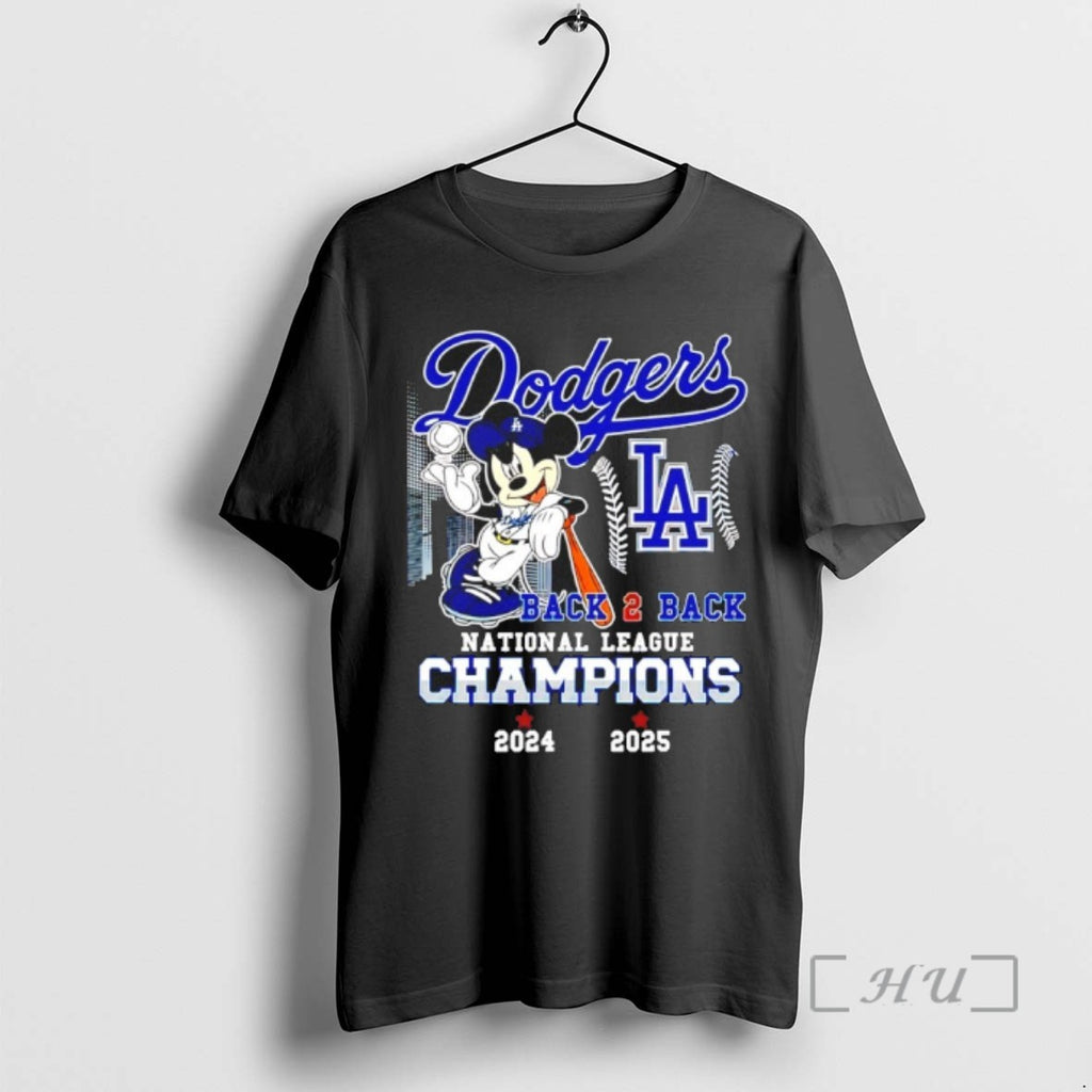 Limited Edition Los Angeles Dodgers 2025 National League Champions Back 2 Back T Shirts Sweater
