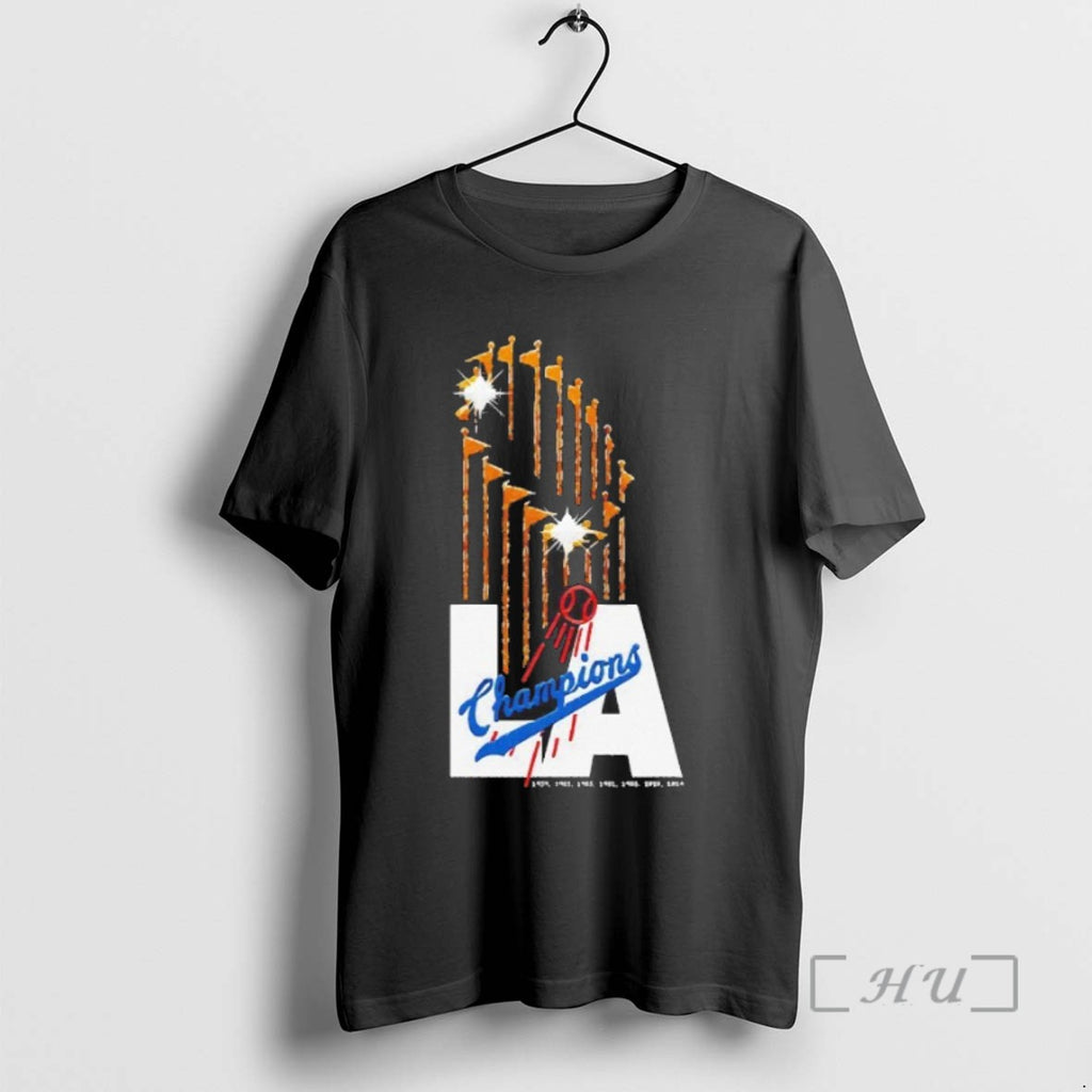 Limited Edition Los Angeles Dodgers World Series Champions 1959 2024 Blackshirt