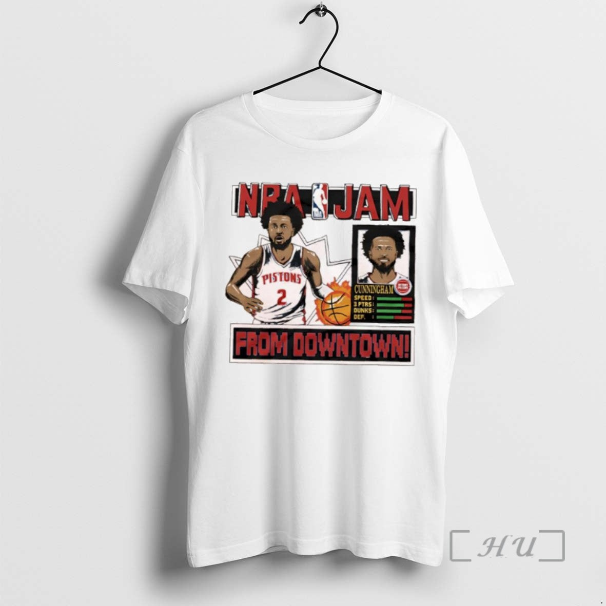 Limited Edition Nba Jam Pistons Cade Cunningham From Downtown