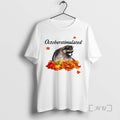 Limited Edition Octoberstimulated October Stimulated Raccoon Mens White Tee