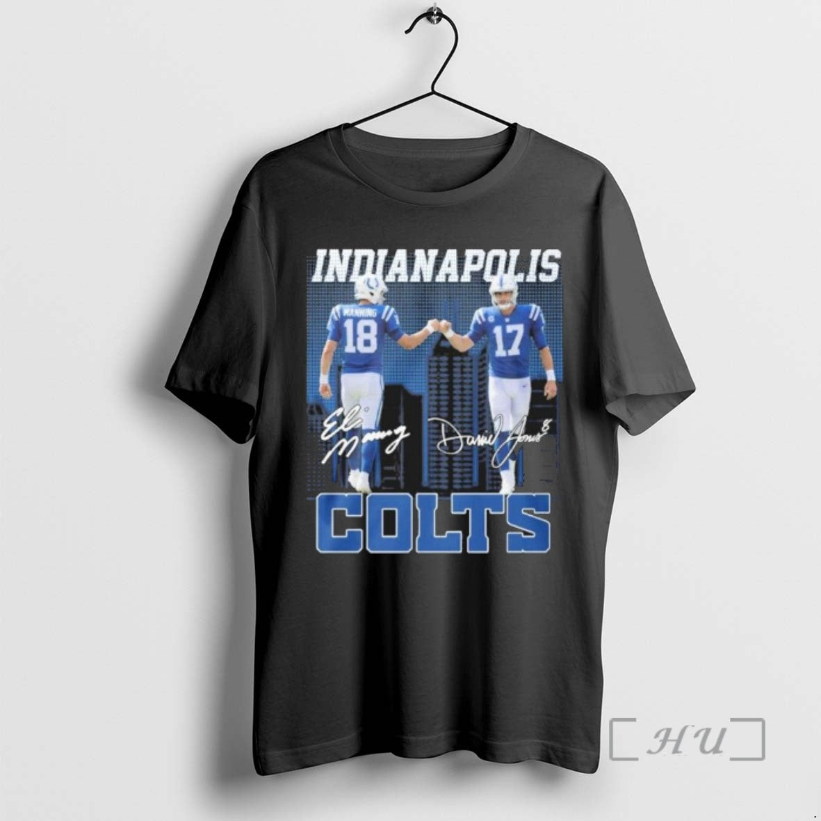 Limited Edition Peyton Manning And Daniel Jones Indianapolis Colts