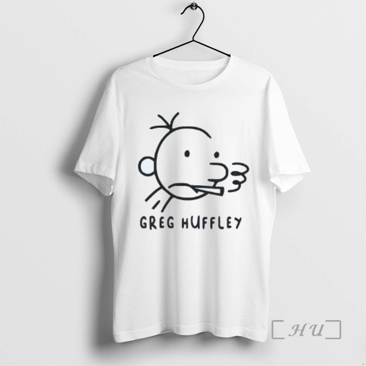 Limited Edition Rodrick Heffley Smoking Draw Mens White Tee