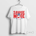 Limited Edition Savage Mode Trey Yesavage Toronto Blue Jays Mlb Player Signature Graphic Mens White