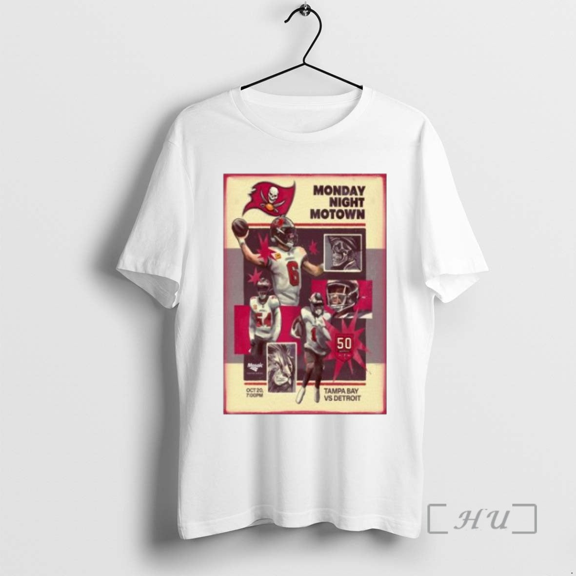 Limited Edition Tampa Bay Vs Detroit Oct 20 2025 At Ford Field T Shirts Sweater