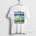 Limited Edition The Worms In My Brain Have Escaped Mens White Tee T Shirts Sweater