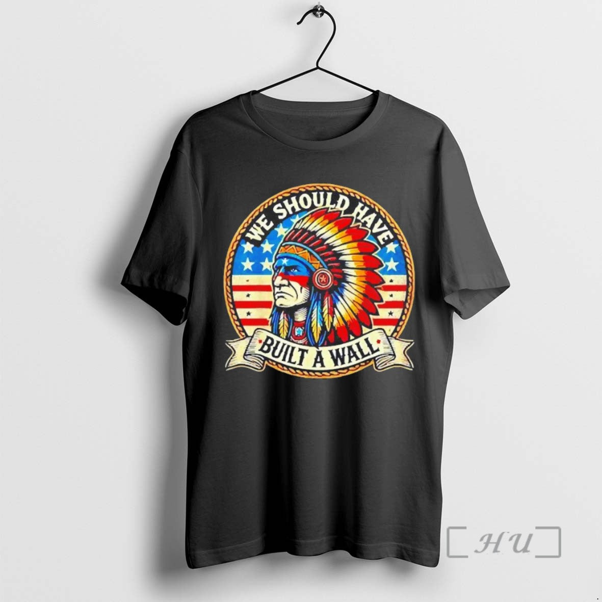 Limited Edition We Should Have Built A Wall Native Pride Flag Blackshirt T Shirts Sweater