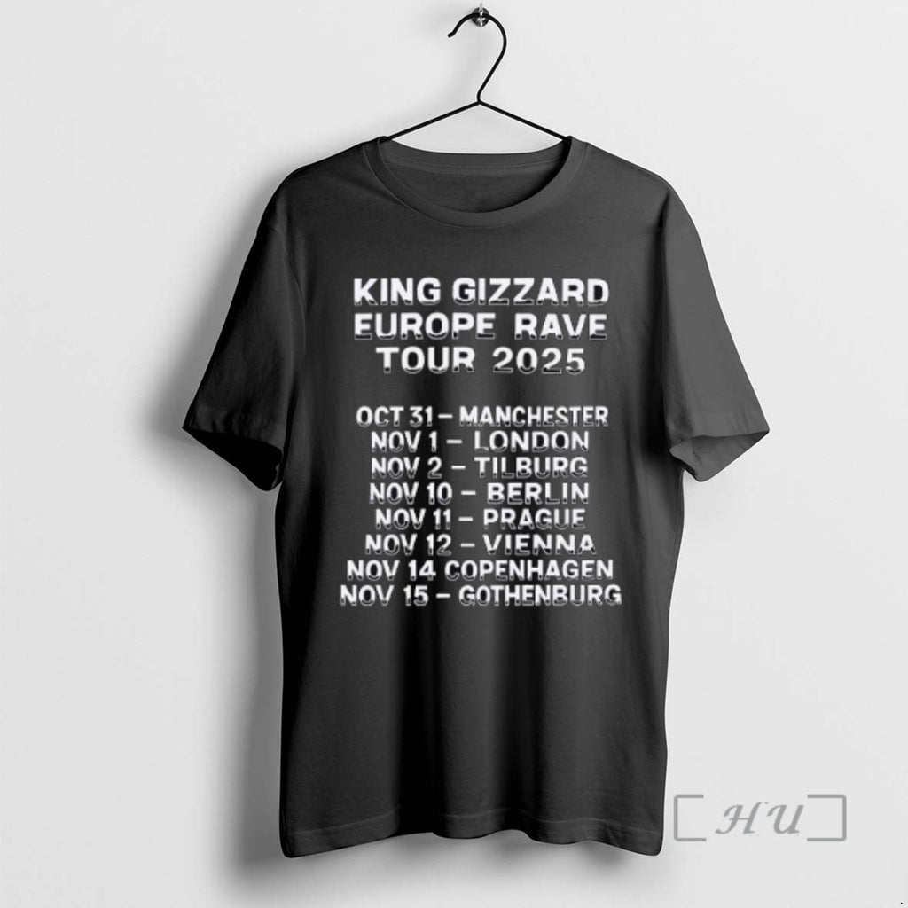 Limited Edition King Gizzard Europe Rave Tour 2025