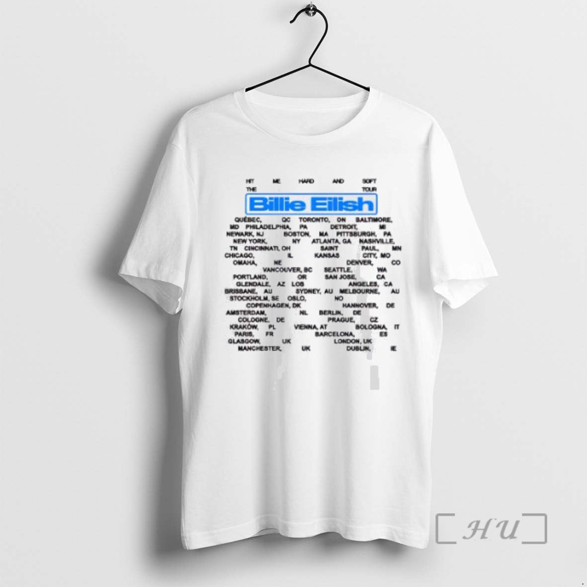 Limited Edition Remera Billie Eilish Hmhas Tour 2025 Merch