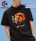 Lion smoking the catholic pipe company shirt