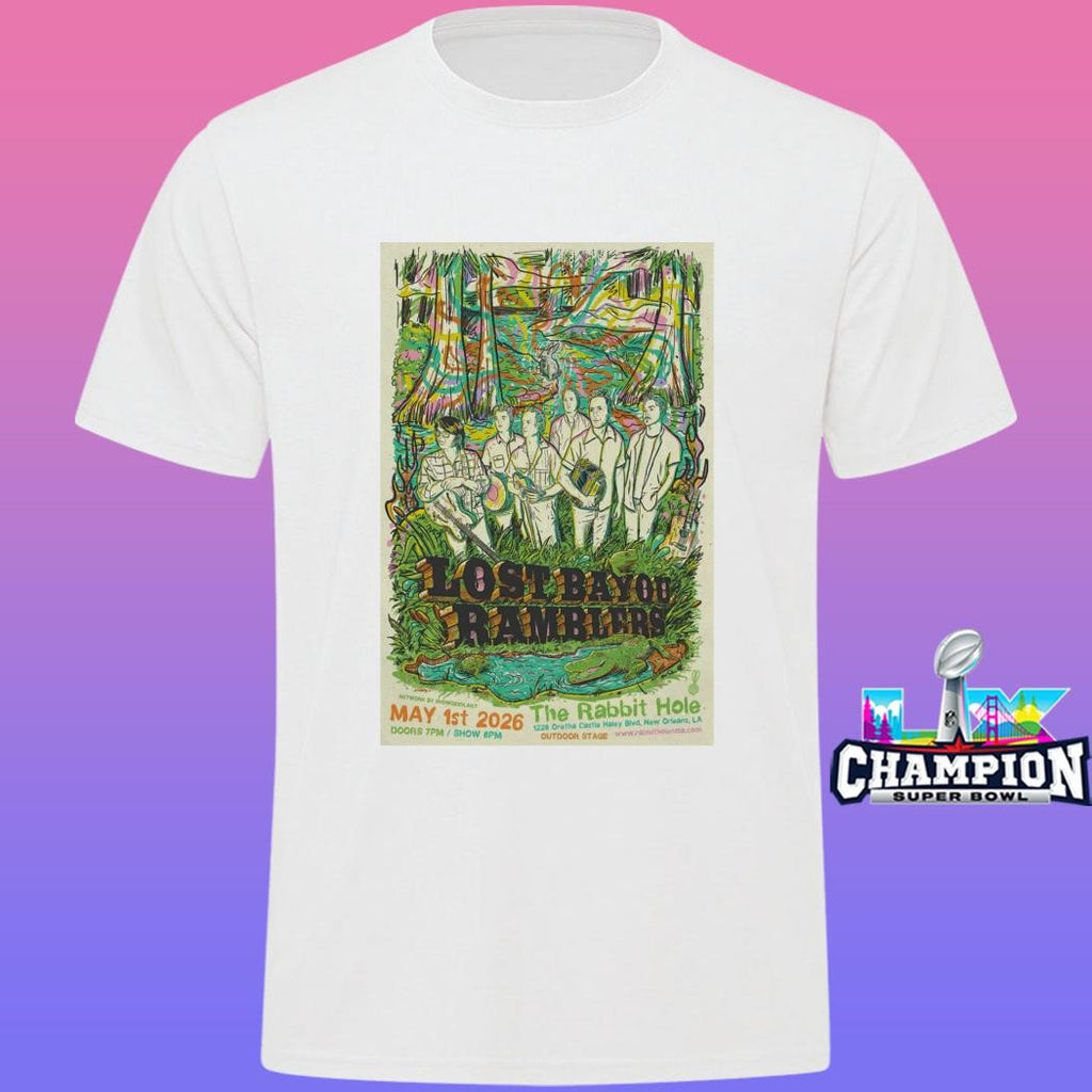 Lost Bayou Ramblers In New Orleans La On May 1 2026 Shirt