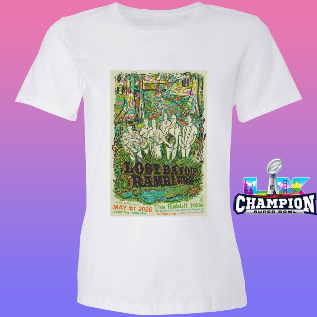 Lost Bayou Ramblers In New Orleans La On May 1 2026 Shirt