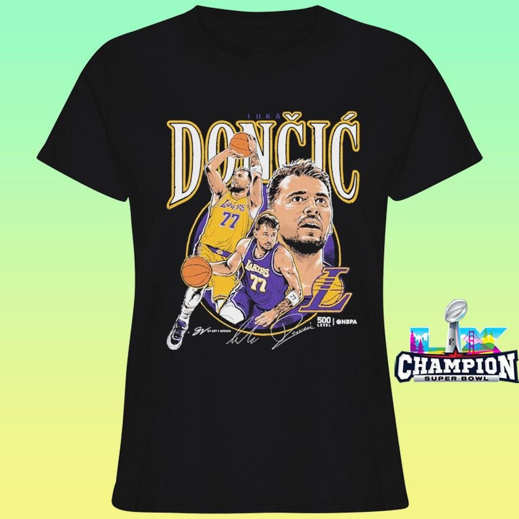Luka Doncic Los Angeles Lakers Trio Shirt